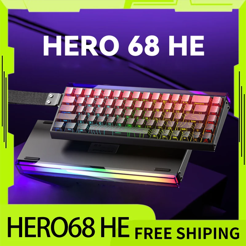 AULA HERO 68HE Magnetic Keyboard HERO 68 HE Wired RGB Hot Swap Esports Gaming Mechanical Keyboard Custom Computer Accessories
AULA HERO 68HE Magnetic Keyboard HERO 68 HE Wired RGB Hot Swap Esports Gaming Mechanical Keyboard Custom Computer Accessories