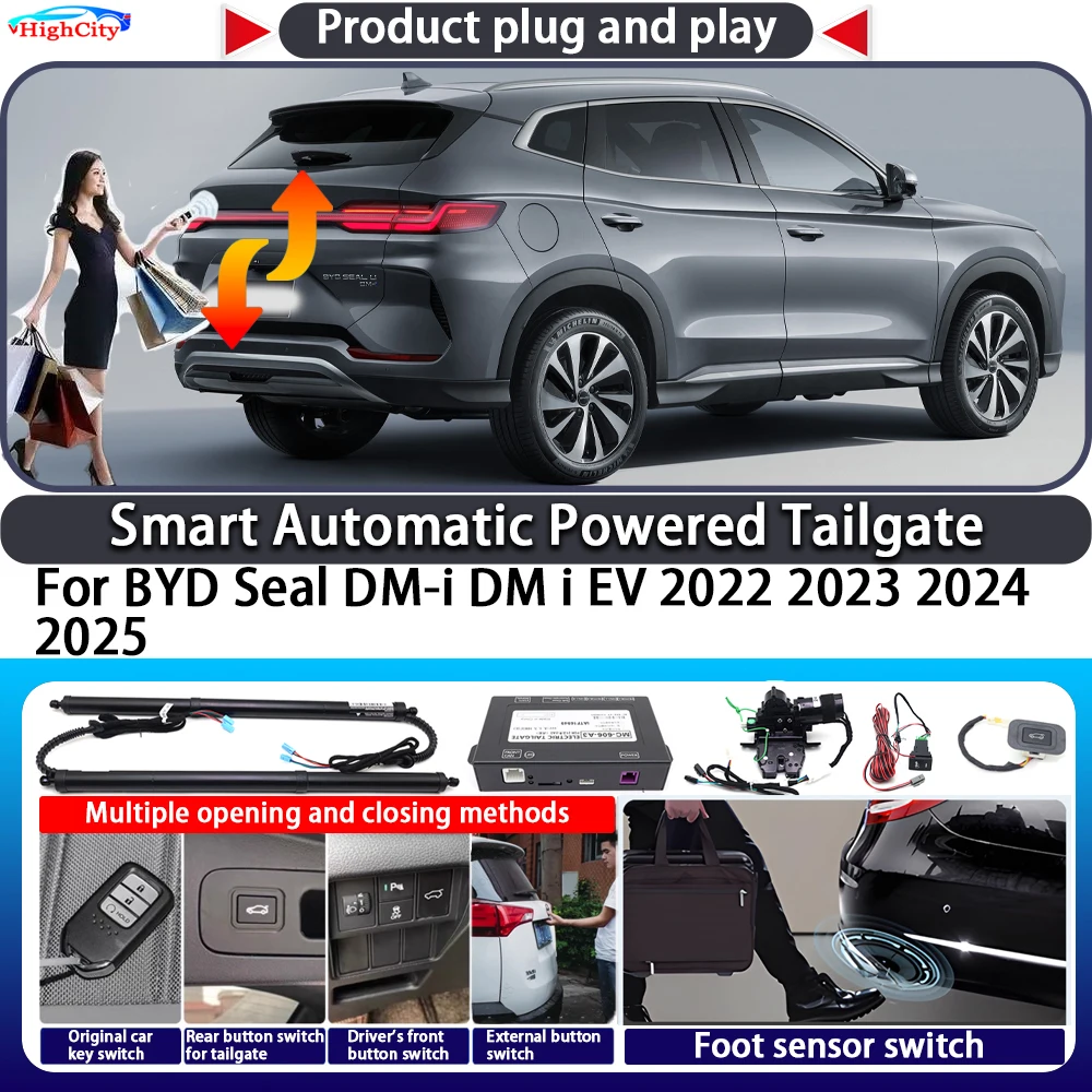 For BYD Seal DM-i DM i EV 2022 2023 2024 2025 Smart Automatic Powered Tailgate Key Control Trunk Lift Electric Power Tailgate
For BYD Seal DM-i DM i EV 2022 2023 2024 2025 Smart Automatic Powered Tailgate Key Control Trunk Lift Electric Power Tailgate