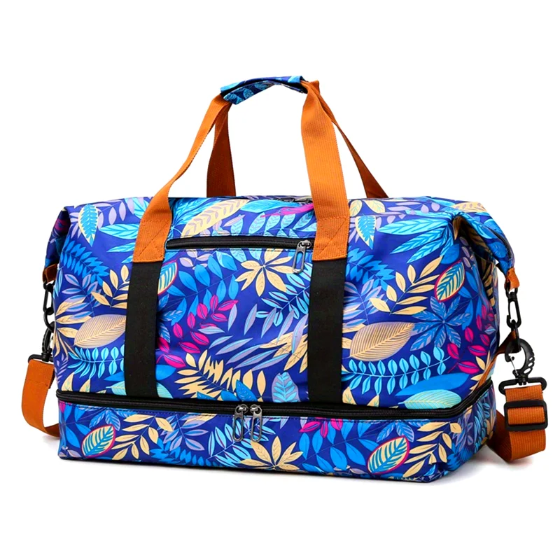 Large Capacity Travel Bag with Dry/Wet Separate Compartment Durable Oxford Fabric Lightweight Foldable Unisex Crossbody
Large Capacity Travel Bag with Dry/Wet Separate Compartment Durable Oxford Fabric Lightweight Foldable Unisex Crossbody