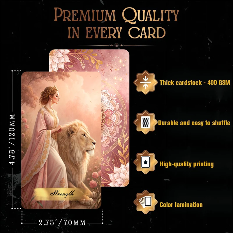 Victoria Tarot Card Set 78 Cards Size 13 X 8 Cm Romantic Classical Art Suitable For Meditation Divination Perfect For Beginners
Victoria Tarot Card Set 78 Cards Size 13 X 8 Cm Romantic Classical Art Suitable For Meditation Divination Perfect For Beginners