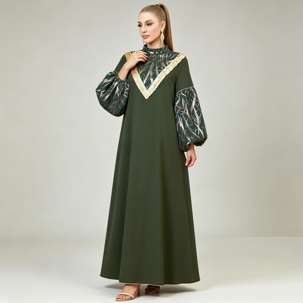 Eid Djellaba Muslim Dress Bronzing Jalabiya Sequins Abaya Dubai Kaftan Ramadan Islam Clothing Abbayas Femme Musulmane Vestidos
Eid Djellaba Muslim Dress Bronzing Jalabiya Sequins Abaya Dubai Kaftan Ramadan Islam Clothing Abbayas Femme Musulmane Vestidos
