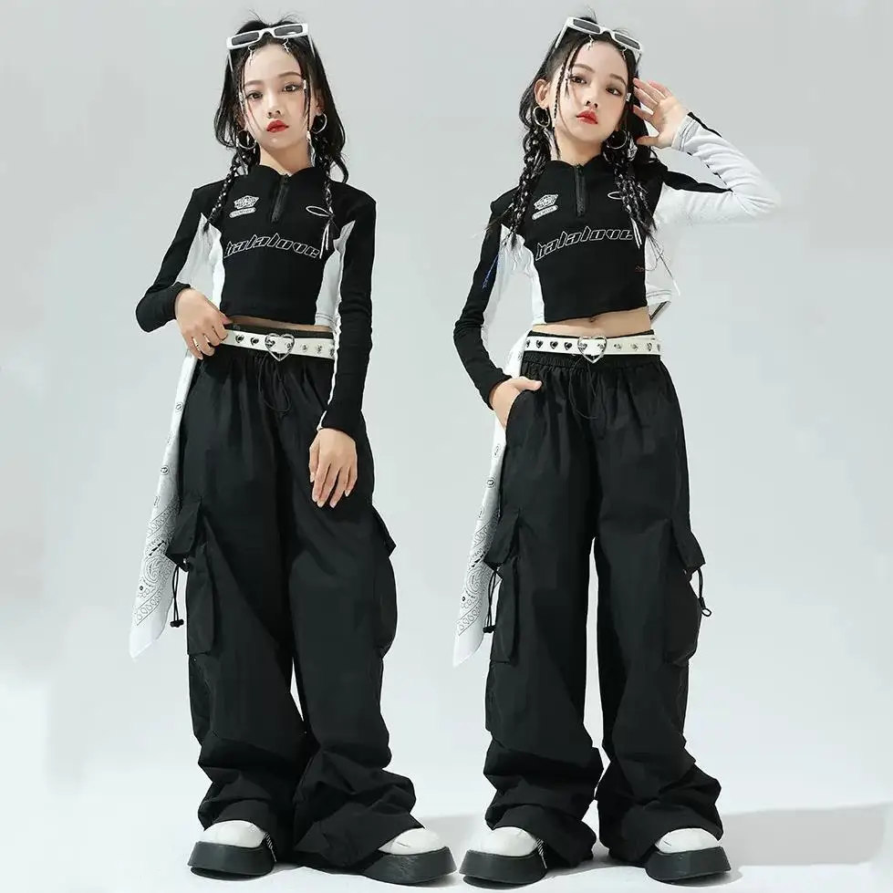 Girls Dance Clothing Kids Street Dance Autumn Hip Hop Performance Clothing Stage Group Model Walk Show Clothing
Girls Dance Clothing Kids Street Dance Autumn Hip Hop Performance Clothing Stage Group Model Walk Show Clothing