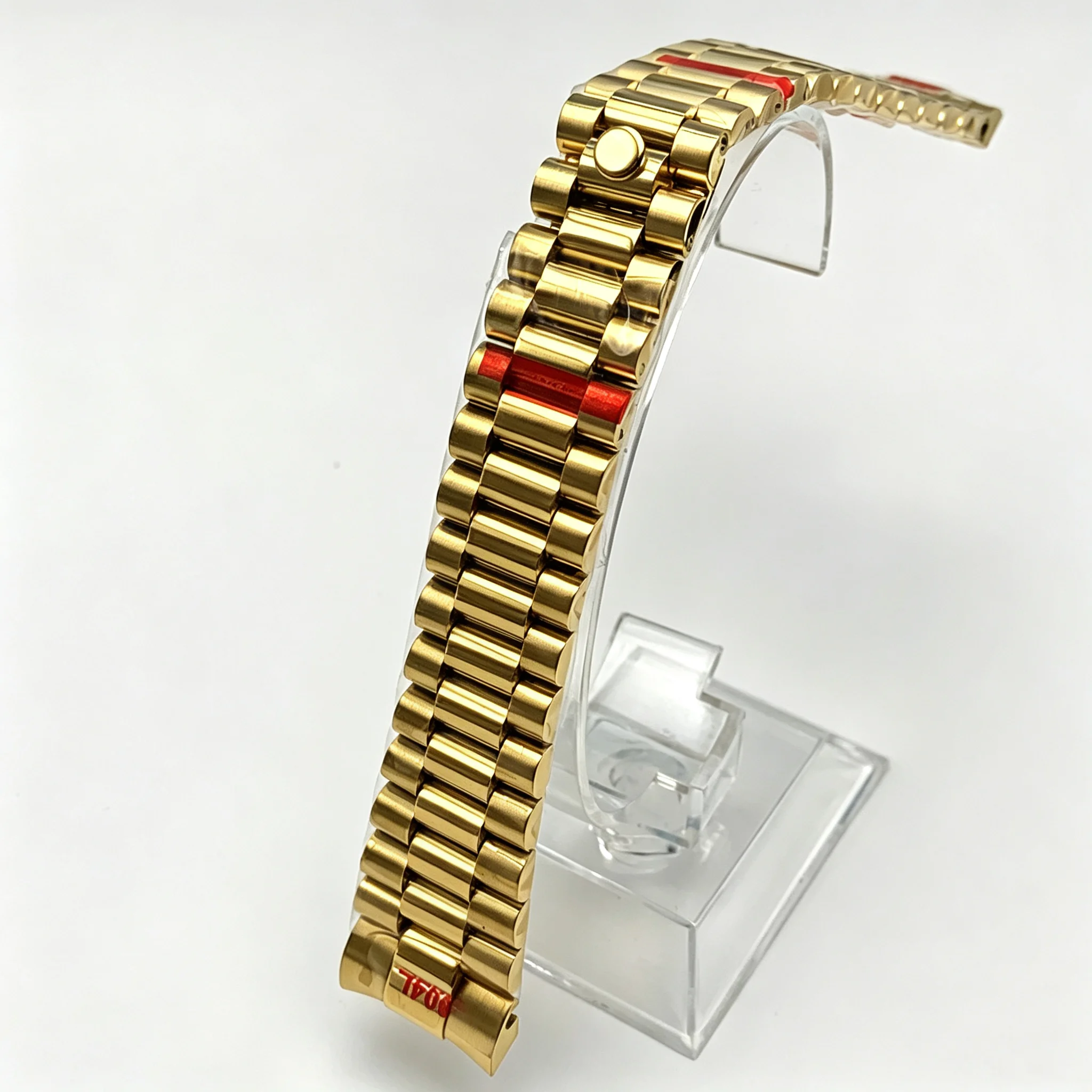 20mm Presidential Arc Curved Watchband Fit Datejust Water Ghost Submariner Watch Strap Modified Stainless Steel Men's Bracelet
20mm Presidential Arc Curved Watchband Fit Datejust Water Ghost Submariner Watch Strap Modified Stainless Steel Men's Bracelet