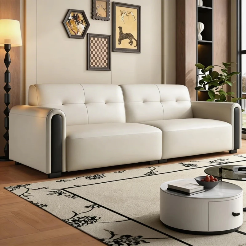 Simple style ecological leather upholstered combination sofa set sponge filled modern villa apartment living furniture
Simple style ecological leather upholstered combination sofa set sponge filled modern villa apartment living furniture