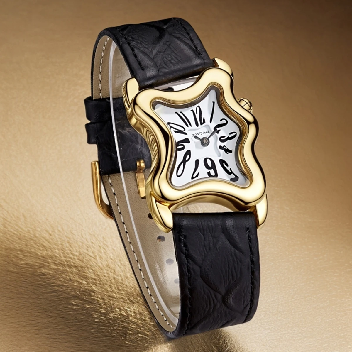 PINTIME Distorted design Business men's watch.Top luxury. High-quality quartz watch. Men's leather. Water-resistant,gift choice
PINTIME Distorted design Business men's watch.Top luxury. High-quality quartz watch. Men's leather. Water-resistant,gift choice