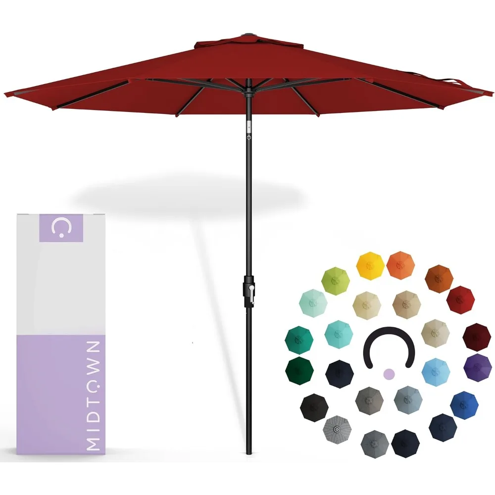 10-футовый зонт для патио Swilt из красной акриловой ткани Sunbrella — ребра из стекловолокна, алюминиевая рама с автоматическим наклоном для заднего двора, террасы
10-футовый зонт для патио Swilt из красной акриловой ткани Sunbrella — ребра из стекловолокна, алюминиевая рама с автоматическим наклоном для заднего двора, террасы