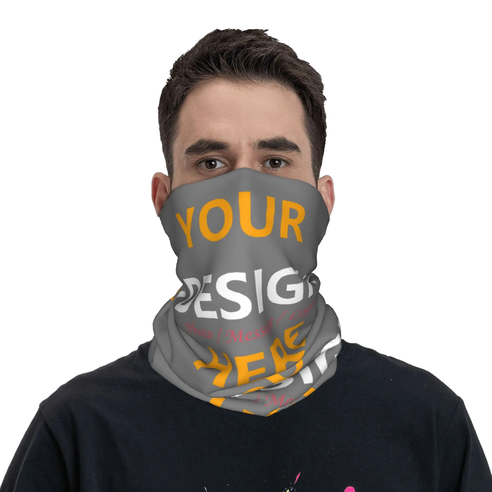 Custom Your Design Here Neck Gaiter Men UV Face Shield Winter Personalized Customized Logo Printed Bandana Scarf for Hiking
Custom Your Design Here Neck Gaiter Men UV Face Shield Winter Personalized Customized Logo Printed Bandana Scarf for Hiking