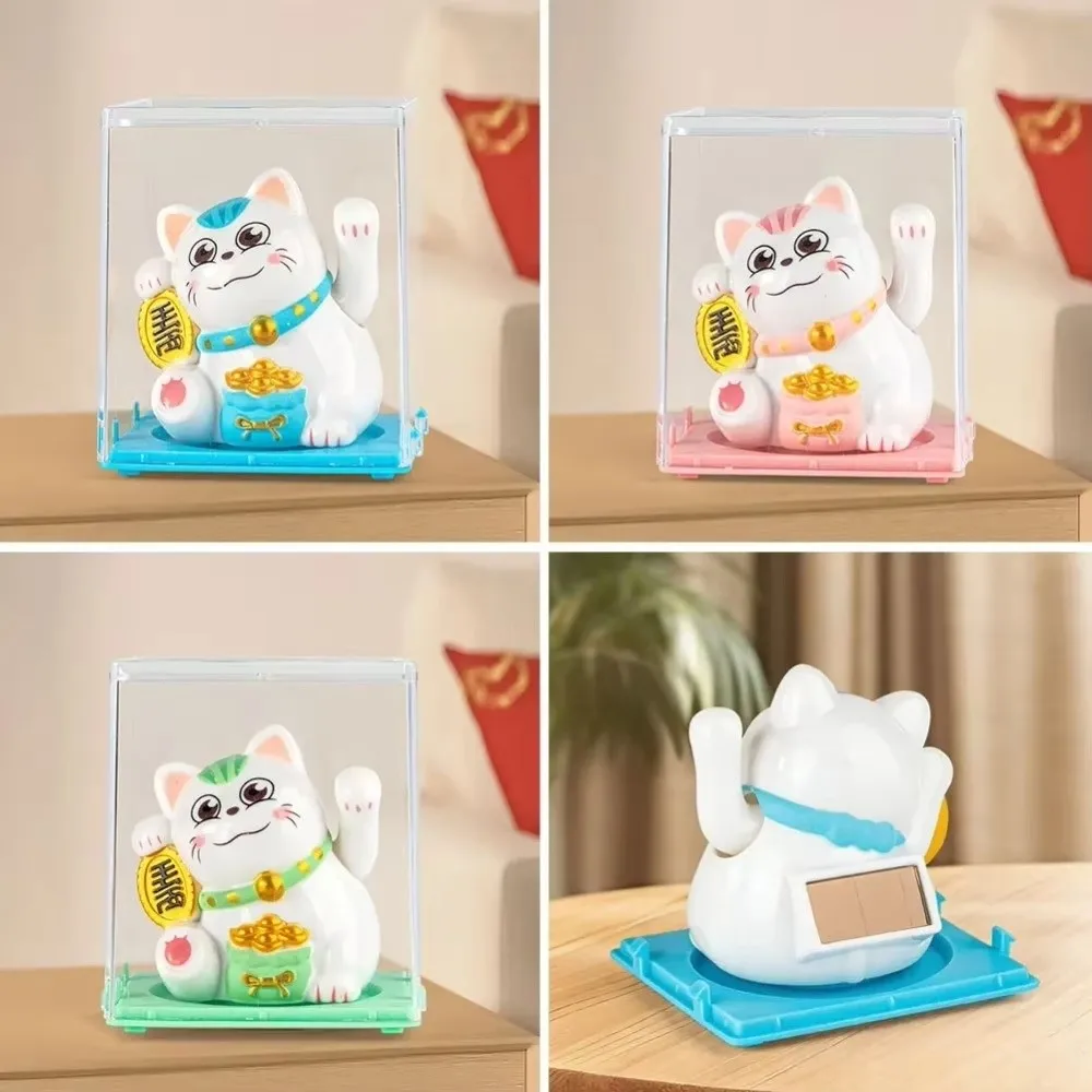 Fortune Cat Light Energy Maneki-neko Waving Hand Welcoming Lucky Cat Figurines Plastic Desktop Ornament Gift
Fortune Cat Light Energy Maneki-neko Waving Hand Welcoming Lucky Cat Figurines Plastic Desktop Ornament Gift