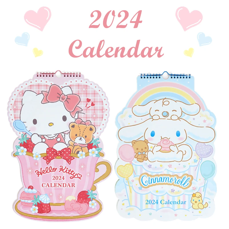 Календарь 2024 Kawaii Hello Kitty Cinnamoroll, мультяшный настенный большой календарь, аниме Sanrio, оригинальное милое украшение для стен в виде девчачьего сердца
Календарь 2024 Kawaii Hello Kitty Cinnamoroll, мультяшный настенный большой календарь, аниме Sanrio, оригинальное милое украшение для стен в виде девчачьего сердца