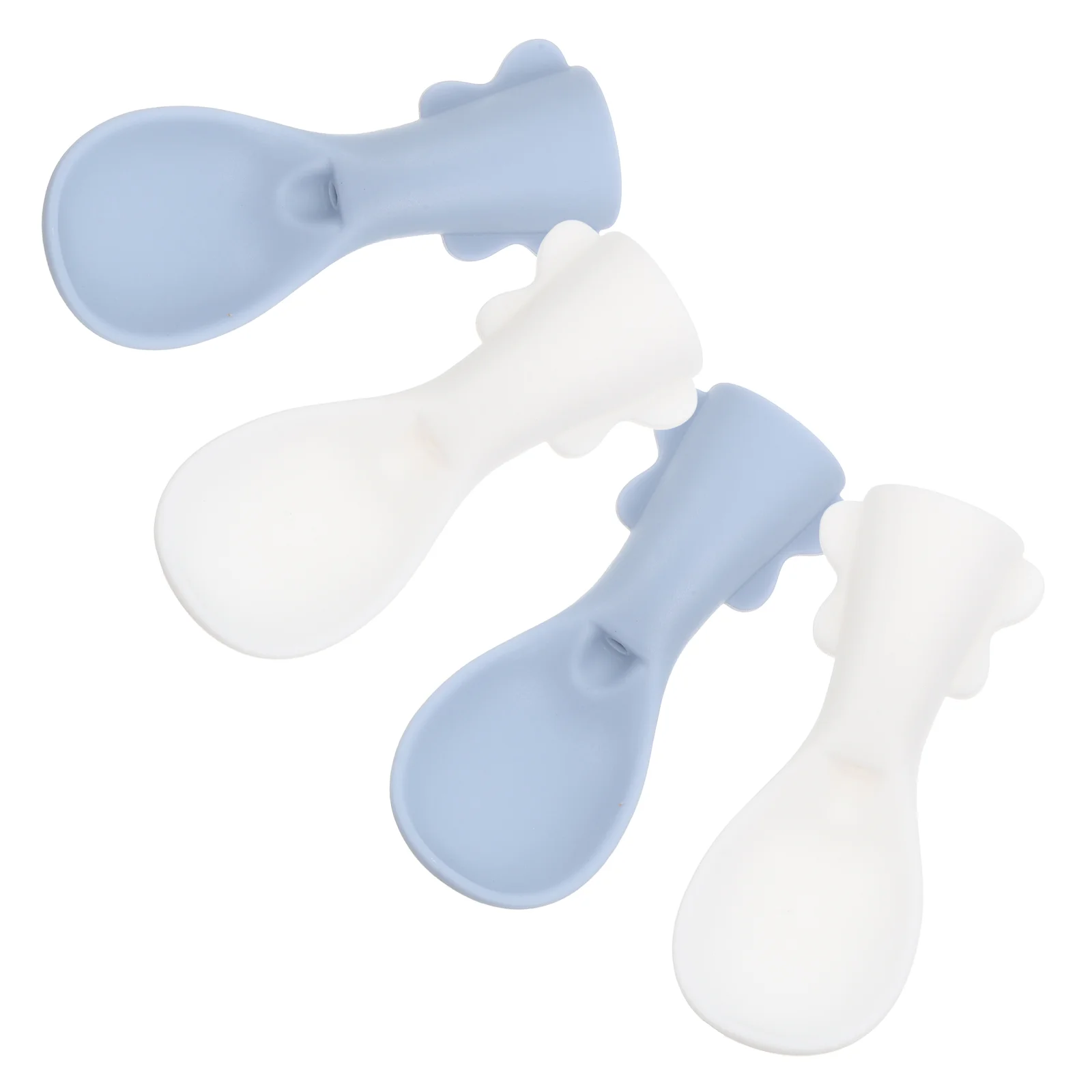 4 Pcs Baby Bag Spoon Set Spoons for Tableware Feeder Silicone Food Pouch Attachment Grade
4 Pcs Baby Bag Spoon Set Spoons for Tableware Feeder Silicone Food Pouch Attachment Grade