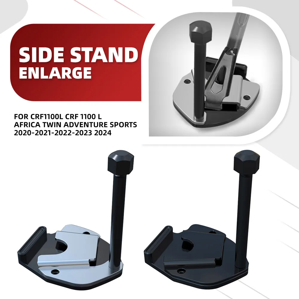 Motorcycle Kickstand Side Stand Enlarger Pad For Honda CRF1100L CRF 1100 L Africa Twin Adventure Sports 2020-2021-2022-2023 2024
Motorcycle Kickstand Side Stand Enlarger Pad For Honda CRF1100L CRF 1100 L Africa Twin Adventure Sports 2020-2021-2022-2023 2024