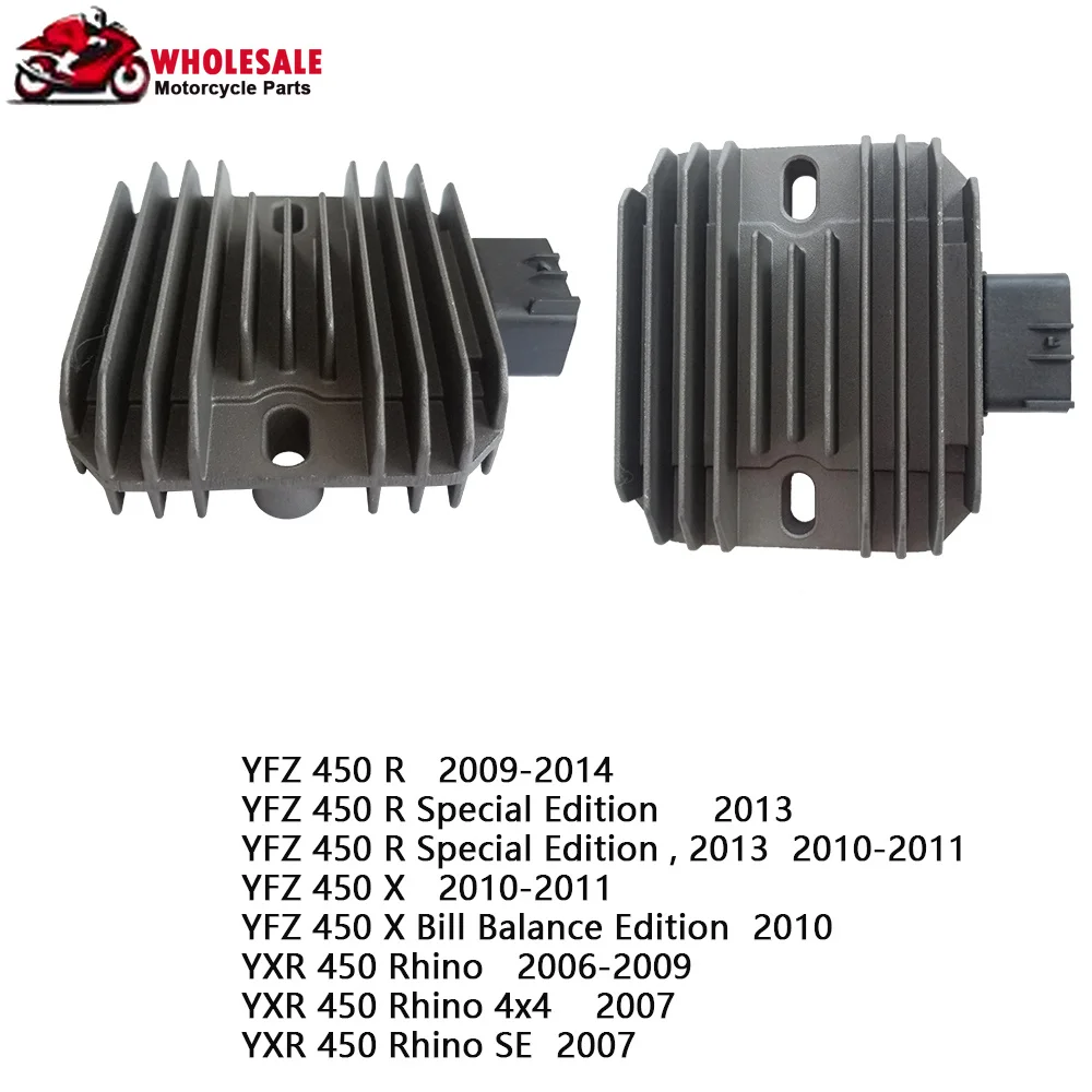 1pc Voltage Regulator Rectifier for Yamaha YFZ450R Special YFZ450 YFZ450X Bill Balance Edition YXR450 Rhino 4x4 SE YXR YFZ 450 R
1pc Voltage Regulator Rectifier for Yamaha YFZ450R Special YFZ450 YFZ450X Bill Balance Edition YXR450 Rhino 4x4 SE YXR YFZ 450 R