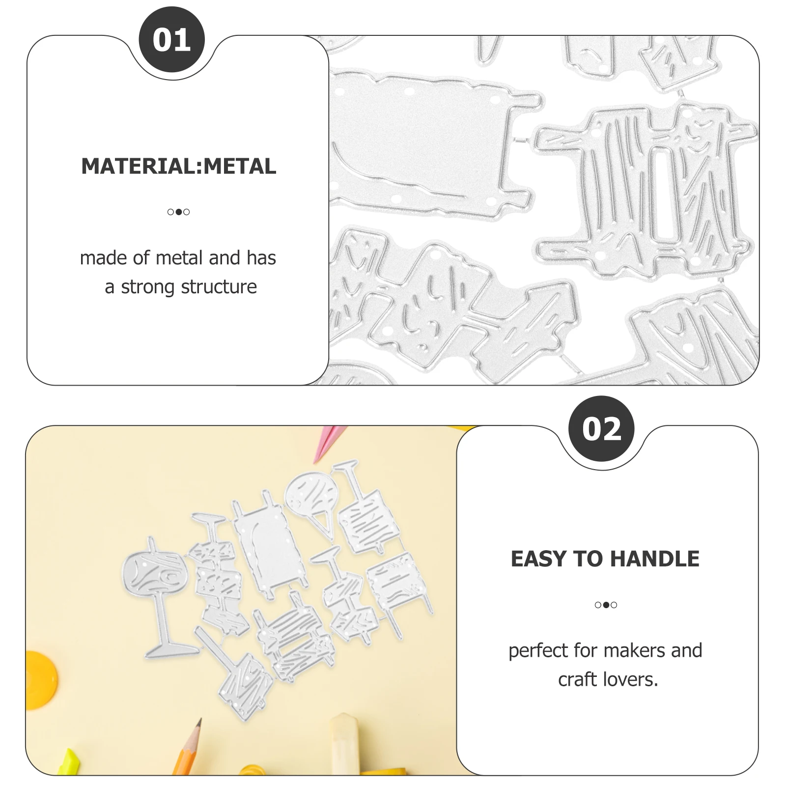 Metal DIY Sign Cutting Dies Carbon Steel Paper Art Sign Metal Die Cuts Embossing Craft Supplies Die Cuts For Card Making
Metal DIY Sign Cutting Dies Carbon Steel Paper Art Sign Metal Die Cuts Embossing Craft Supplies Die Cuts For Card Making