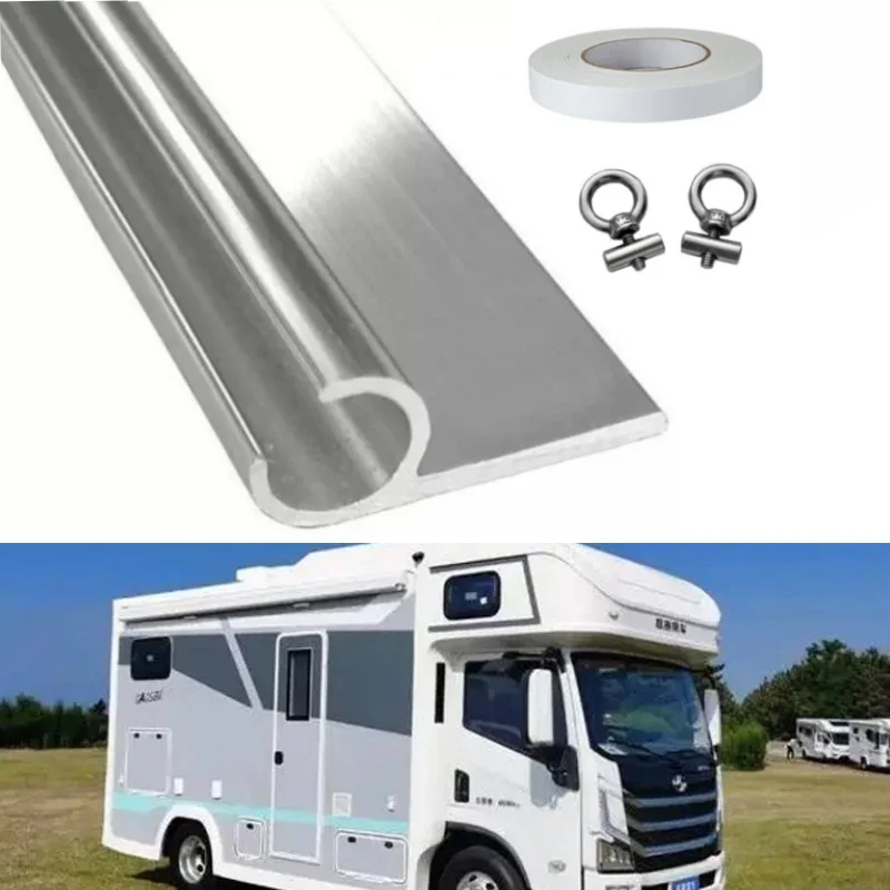 Caravan Awning Campervan Rail C Channel 8 X 0.5m Strip 400Cm With D/S Tape & Awning Rail Stoppers Motorhome Car Accessories
Caravan Awning Campervan Rail C Channel 8 X 0.5m Strip 400Cm With D/S Tape & Awning Rail Stoppers Motorhome Car Accessories