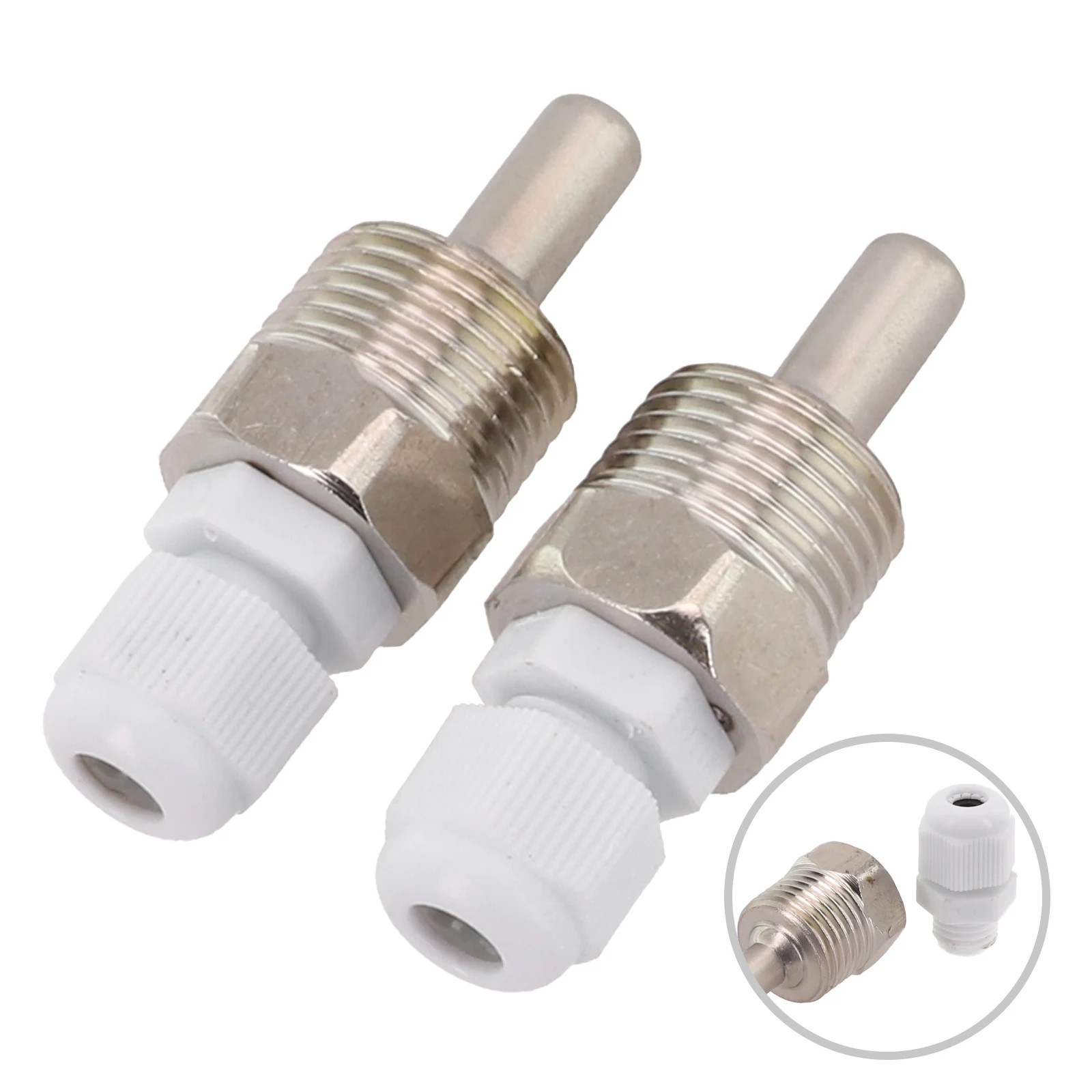 Screw-in Thread G 1/2" Emperature Sensor 2 Pcs Max. 40 Bar Screw In Immersion Protective Shell Stainless Steel
Screw-in Thread G 1/2" Emperature Sensor 2 Pcs Max. 40 Bar Screw In Immersion Protective Shell Stainless Steel