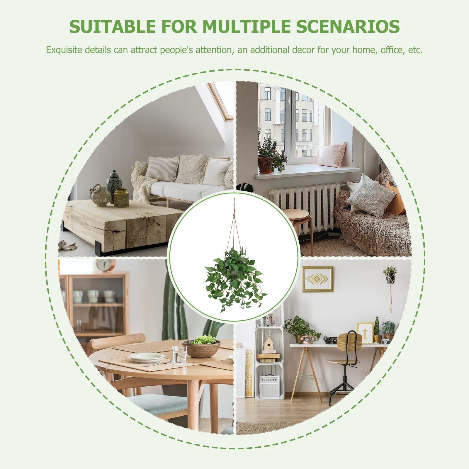 Simulation Rattan Plant Pendant Lifelike Plastic Vine Hanging Decor for Indoor Outdoor Wall-Mounted Garden Party Scene Layout
Simulation Rattan Plant Pendant Lifelike Plastic Vine Hanging Decor for Indoor Outdoor Wall-Mounted Garden Party Scene Layout