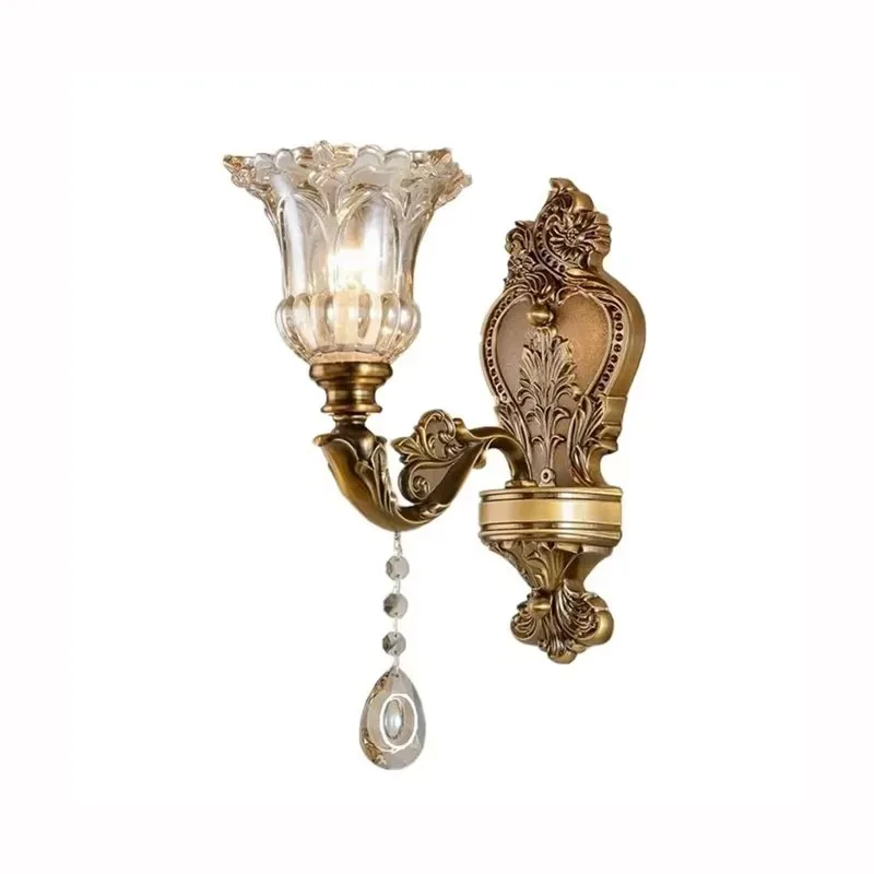 European Crystal Walls Light Living Room Bedroom Bedside Lamp Modern Corridor Aisle Mirror Front Wall Sconce Retro Glass Lamp 
European Crystal Walls Light Living Room Bedroom Bedside Lamp Modern Corridor Aisle Mirror Front Wall Sconce Retro Glass Lamp