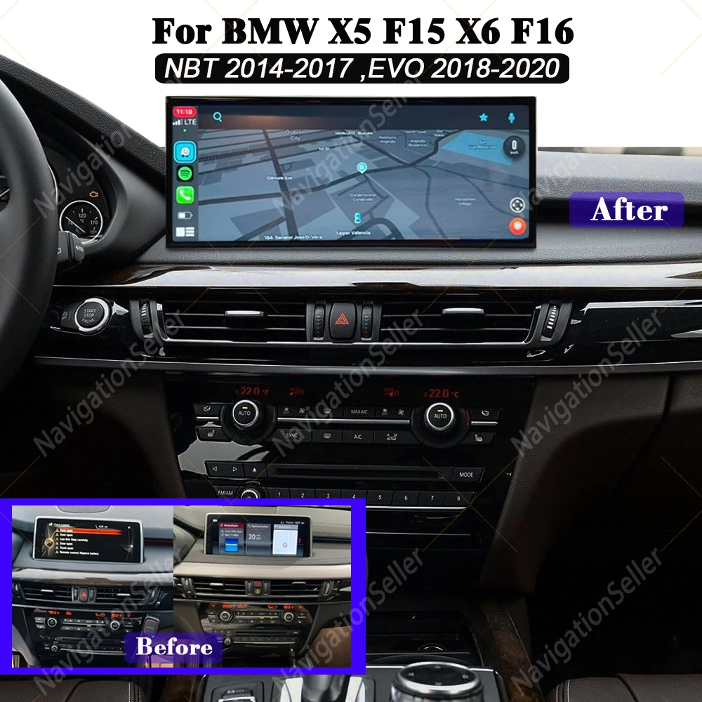 Android Carplay For BMW X5 F15 X6 F16 2014-2020 15.8 inch Touch Screen Radio Multimedia Navigation Android Auto Stereo Head Unit
Android Carplay For BMW X5 F15 X6 F16 2014-2020 15.8 inch Touch Screen Radio Multimedia Navigation Android Auto Stereo Head Unit
