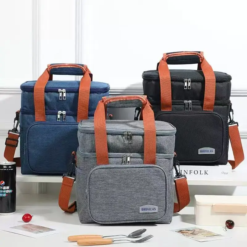 12.5L Double Layer Insulated Lunch Bag Leakproof Thermal Cooler Tote Portable Picnic Food Storage Bag for Camping Beach Hiking
12.5L Double Layer Insulated Lunch Bag Leakproof Thermal Cooler Tote Portable Picnic Food Storage Bag for Camping Beach Hiking