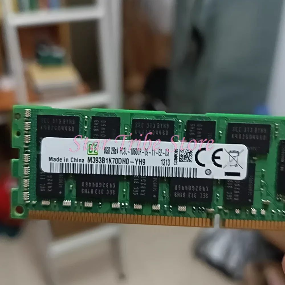 M393B1K70CH0-CH9 For Samsung Server Memory RAM 8G 8GB 2RX4 DDR3 1333 PC3-10600R ECC REG 1Pcs
M393B1K70CH0-CH9 For Samsung Server Memory RAM 8G 8GB 2RX4 DDR3 1333 PC3-10600R ECC REG 1Pcs