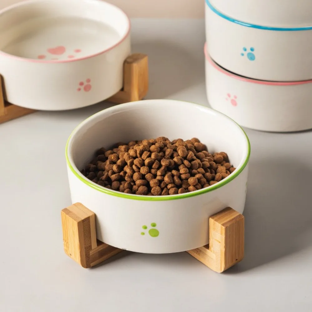 Ceramic Flat Mouth Cat Bowl Large Diameter Anti-knock Pet Bowl Cartoon Prevent Tipping Over Dog Food Container Living Room
Ceramic Flat Mouth Cat Bowl Large Diameter Anti-knock Pet Bowl Cartoon Prevent Tipping Over Dog Food Container Living Room