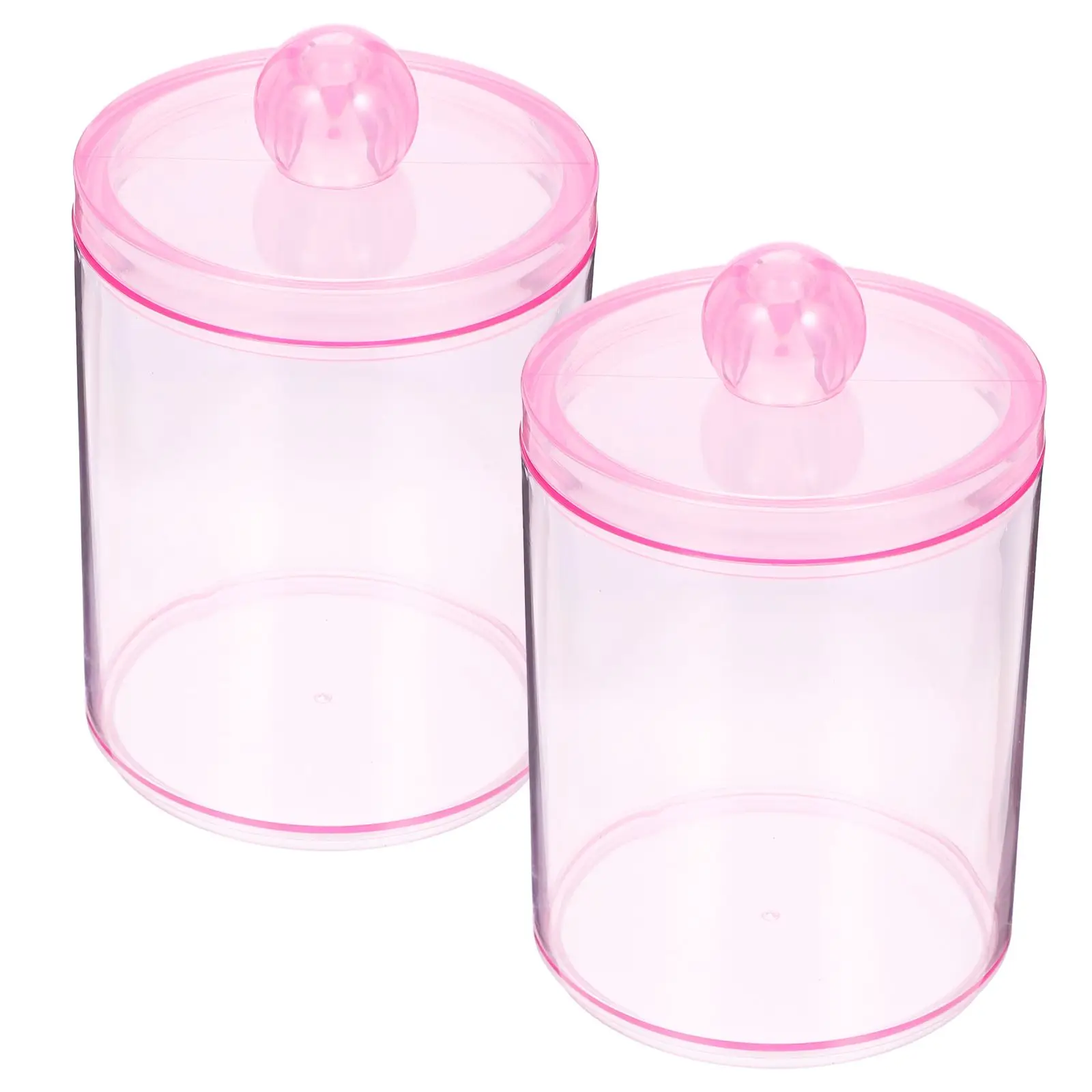 2Pcs Storage Boxes Cotton Pads Dispensers Bathroom Jars Canisters Organizers Transparent Black Dustproof Sealed Lids
2Pcs Storage Boxes Cotton Pads Dispensers Bathroom Jars Canisters Organizers Transparent Black Dustproof Sealed Lids