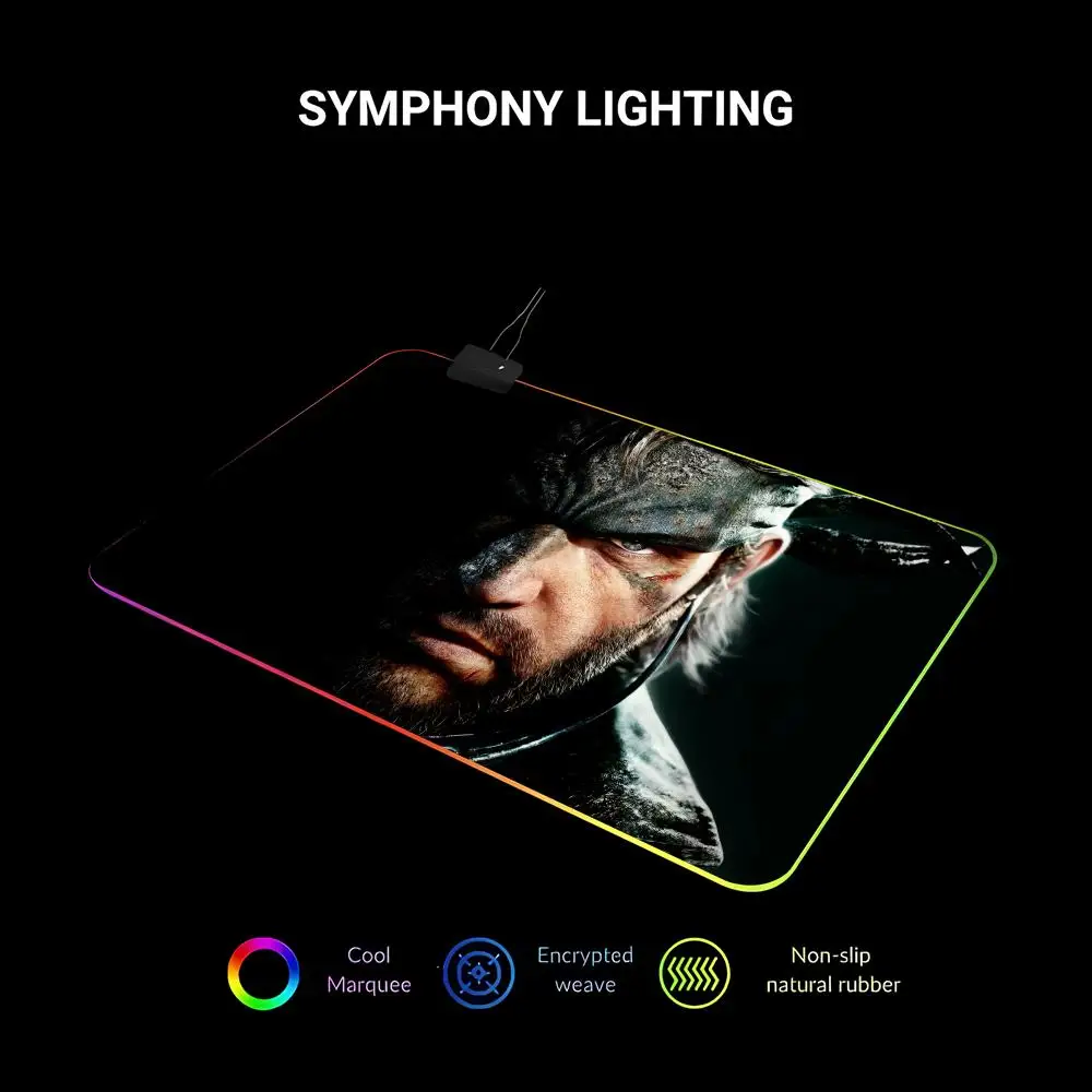 LED RGB Game M-Metal Gear Solid Delta Snake Eater 2024 For PC Large MousePads Desk Gaming Mouse Pad Stitched Edges Base Extended
LED RGB Game M-Metal Gear Solid Delta Snake Eater 2024 For PC Large MousePads Desk Gaming Mouse Pad Stitched Edges Base Extended