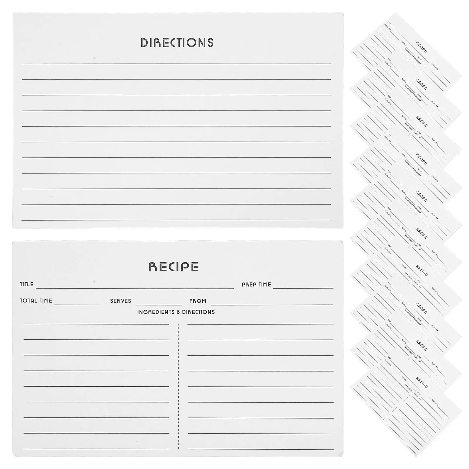 50 Pcs Bridal Shower Cards Wedding Recipe Paper Recipe Sheet Card Simple Kitchen Paper Note Cards Bar Tools
50 Pcs Bridal Shower Cards Wedding Recipe Paper Recipe Sheet Card Simple Kitchen Paper Note Cards Bar Tools