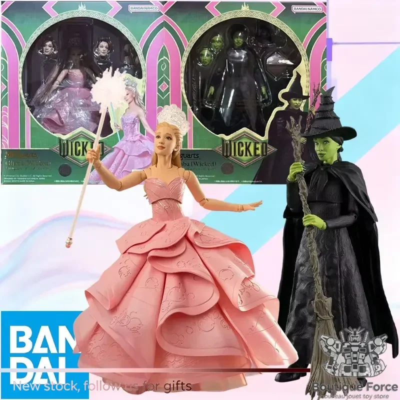 Bandai S.H.Figuarts Wicked Glinda Elphaba Action Figure PVC ABS Collectible Model with Wand Broom Cape Accessories Display
Bandai S.H.Figuarts Wicked Glinda Elphaba Action Figure PVC ABS Collectible Model with Wand Broom Cape Accessories Display
