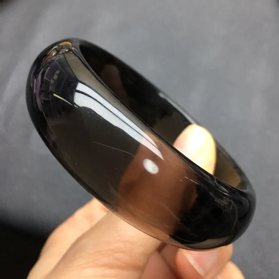 Rare Natural Bracelet Black Stone Decorative Widen Obsidian Bangle Women's All-match Fashion Jewelry Accessories Gift
Rare Natural Bracelet Black Stone Decorative Widen Obsidian Bangle Women's All-match Fashion Jewelry Accessories Gift