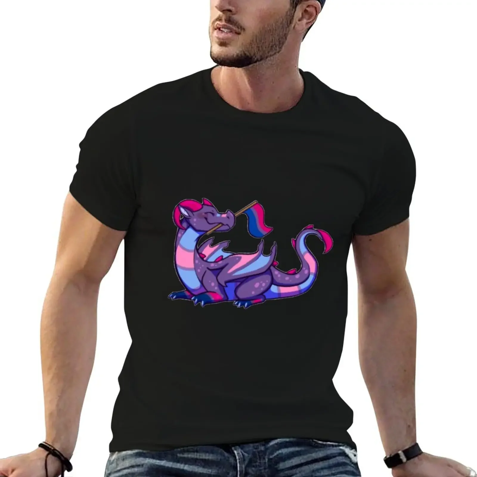 Bisexual dragon T-Shirt graphic t shirt vintage hippie clothes plus size clothes sweat shirts, men
Bisexual dragon T-Shirt graphic t shirt vintage hippie clothes plus size clothes sweat shirts, men