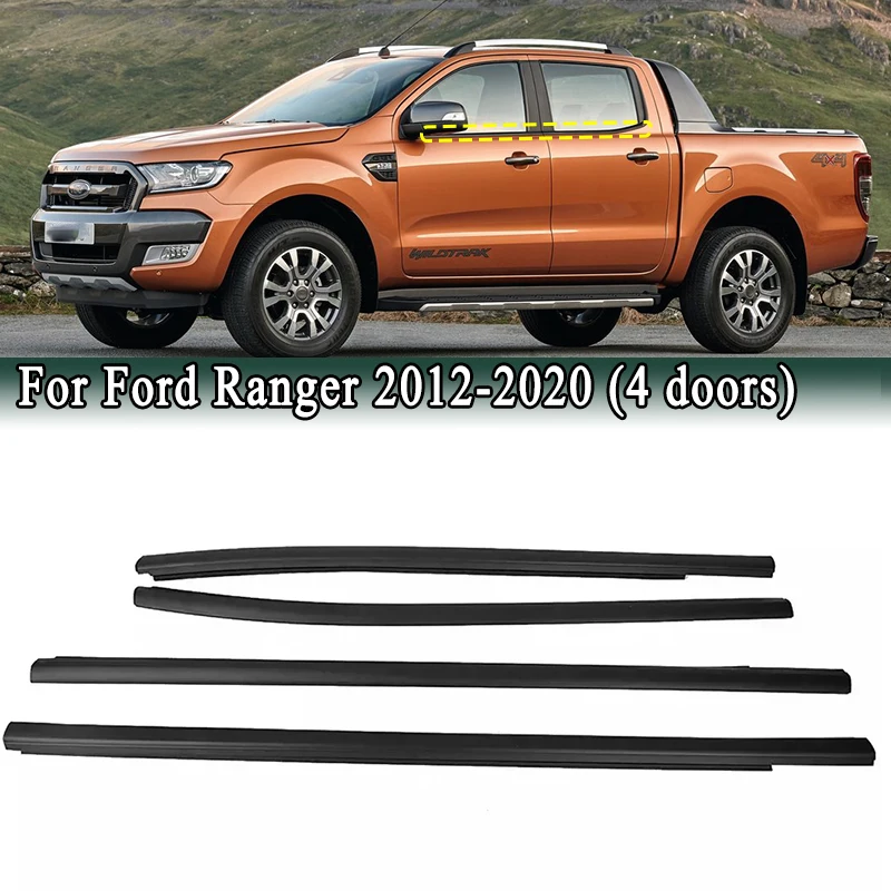 Для Ford Ranger 2012-2020 (4 двери) уплотнитель оконного ремня, черная наружная дверная уплотнительная полоса, уплотнительные формовочные полосы
Для Ford Ranger 2012-2020 (4 двери) уплотнитель оконного ремня, черная наружная дверная уплотнительная полоса, уплотнительные формовочные полосы