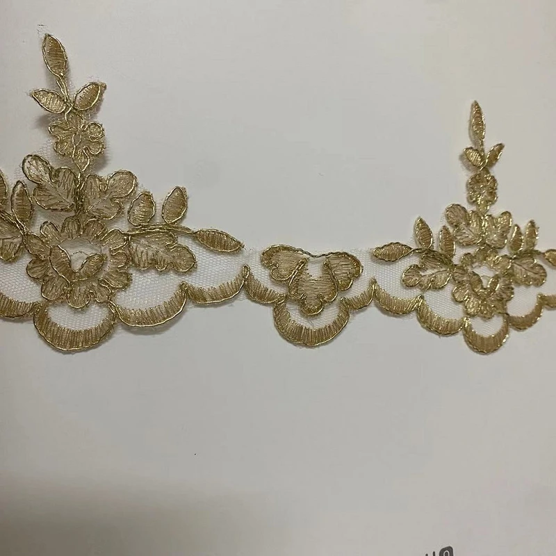 1Lot/62Yds Exquisite Gold Cording Lace Embroidery Lace Dress Home Textile Sequin Triming Dance Clothes DIY Material
1Lot/62Yds Exquisite Gold Cording Lace Embroidery Lace Dress Home Textile Sequin Triming Dance Clothes DIY Material