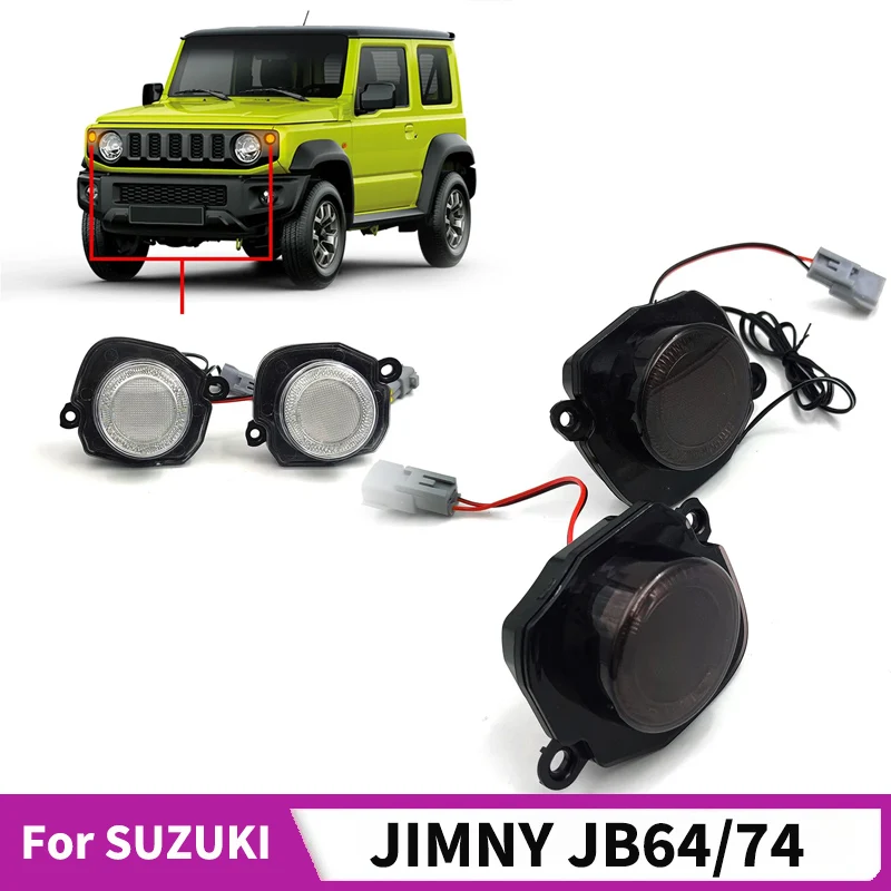 Car Fog Lights Turn Signal for SUZUKI JB64 JB74 Foglight Headlight Angel Eye Lamp Daytime Running Light body Tuning Accessories
Car Fog Lights Turn Signal for SUZUKI JB64 JB74 Foglight Headlight Angel Eye Lamp Daytime Running Light body Tuning Accessories