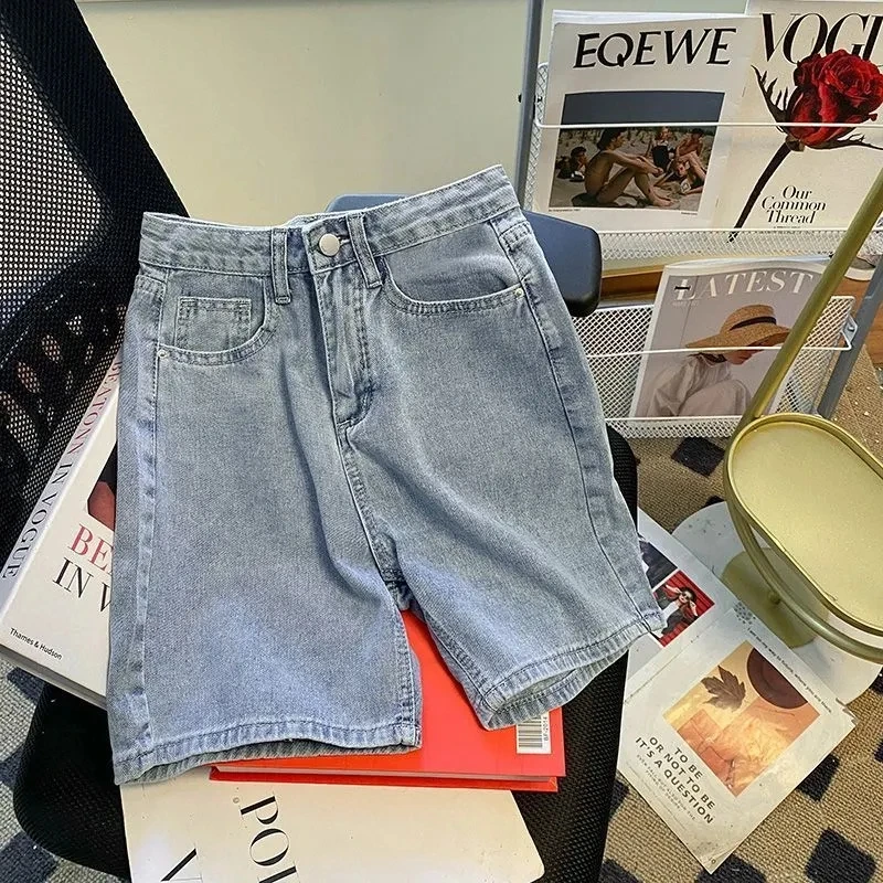 Ladies High Waist Wide Leg Denim Shorts Retro Blue A-Line Slim Fit Spring Summer Womens Casual Clothing 2026
Ladies High Waist Wide Leg Denim Shorts Retro Blue A-Line Slim Fit Spring Summer Womens Casual Clothing 2026