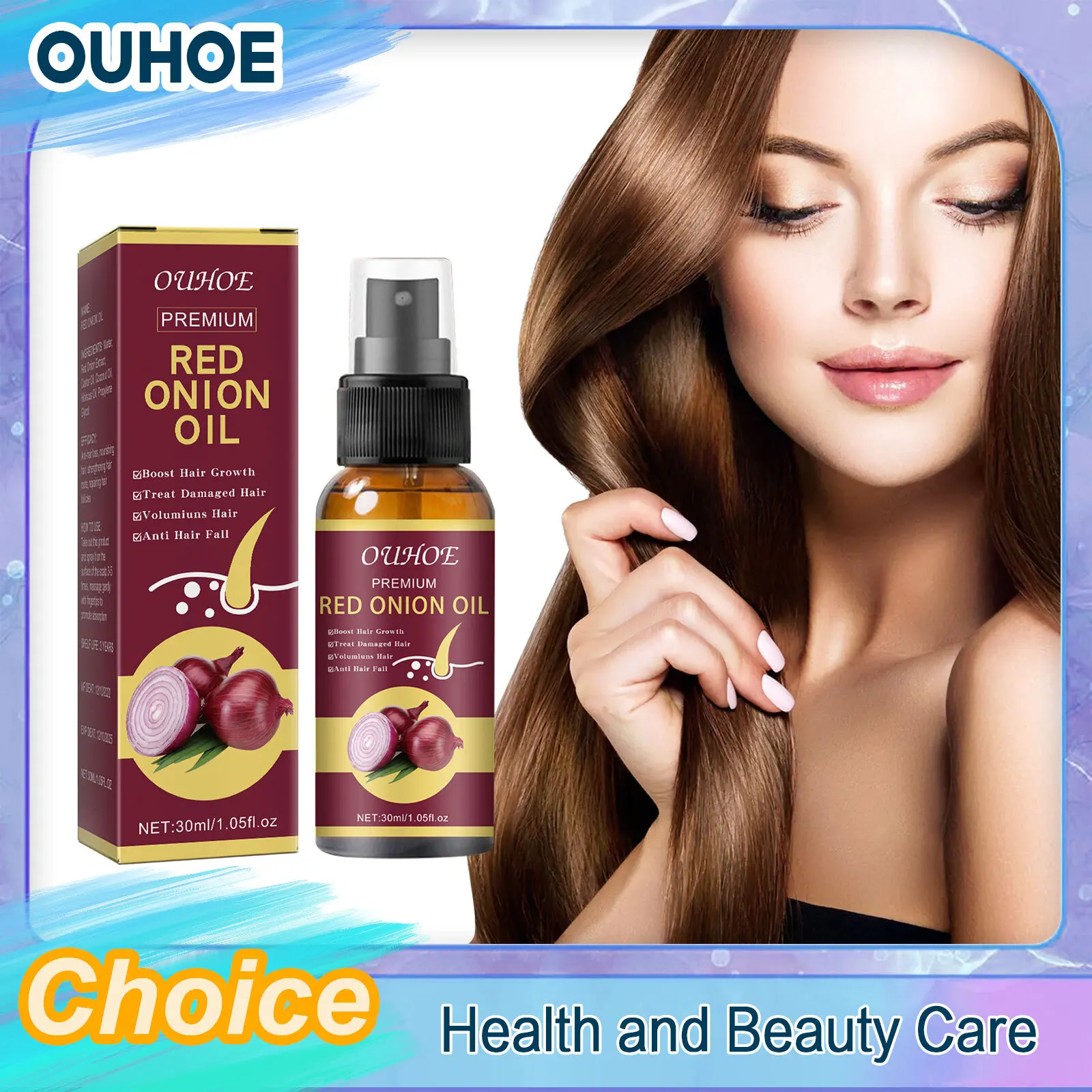 Hair Growth Serum Spray Prevent Hair Loss Scalp Treatment Improve Alopecia Strengthening Anti Dry Frizz Red Onion Essential Oil
Hair Growth Serum Spray Prevent Hair Loss Scalp Treatment Improve Alopecia Strengthening Anti Dry Frizz Red Onion Essential Oil