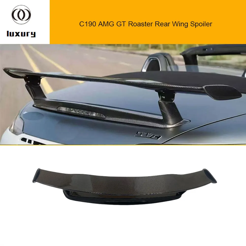 Amg GT Carbon Fiber Rear Wing GT Spoiler with LED for Benz C190 GTS GTC GTR Roaster Convertible 2014-up
Amg GT Carbon Fiber Rear Wing GT Spoiler with LED for Benz C190 GTS GTC GTR Roaster Convertible 2014-up