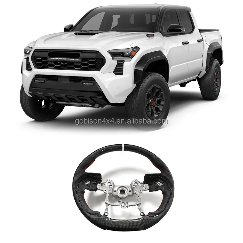 Gobison Hot Sale Car Accessories Carbon Fiber Steering Wheel for TOYOTA Tacoma 2024 for Tundra 2022+ Car Steering Wheel!!
Gobison Hot Sale Car Accessories Carbon Fiber Steering Wheel for TOYOTA Tacoma 2024 for Tundra 2022+ Car Steering Wheel!!
