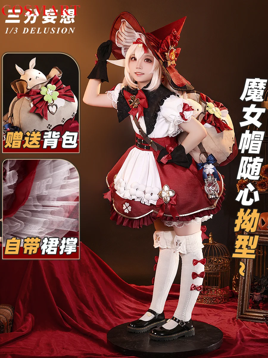 Three Point Delusion Genshin Impact Klee Dress Blossom Star Candle Witch Cosplay Costume Cos Game Anime Party Uniform Hallowen
Three Point Delusion Genshin Impact Klee Dress Blossom Star Candle Witch Cosplay Costume Cos Game Anime Party Uniform Hallowen