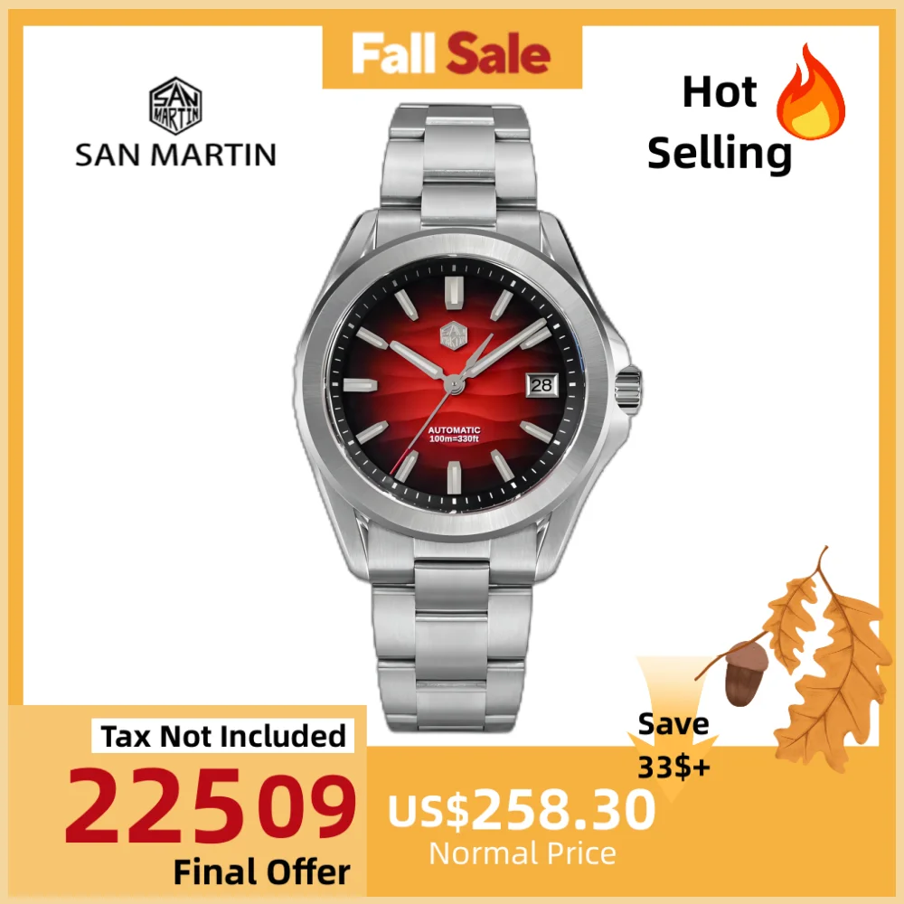 San Martin 39 мм NH35 Desert Dune Dial мужские автоматические механические часы платье 3H окошко даты водостойкий светящийся сапфир SN0129C
San Martin 39 мм NH35 Desert Dune Dial мужские автоматические механические часы платье 3H окошко даты водостойкий светящийся сапфир SN0129C