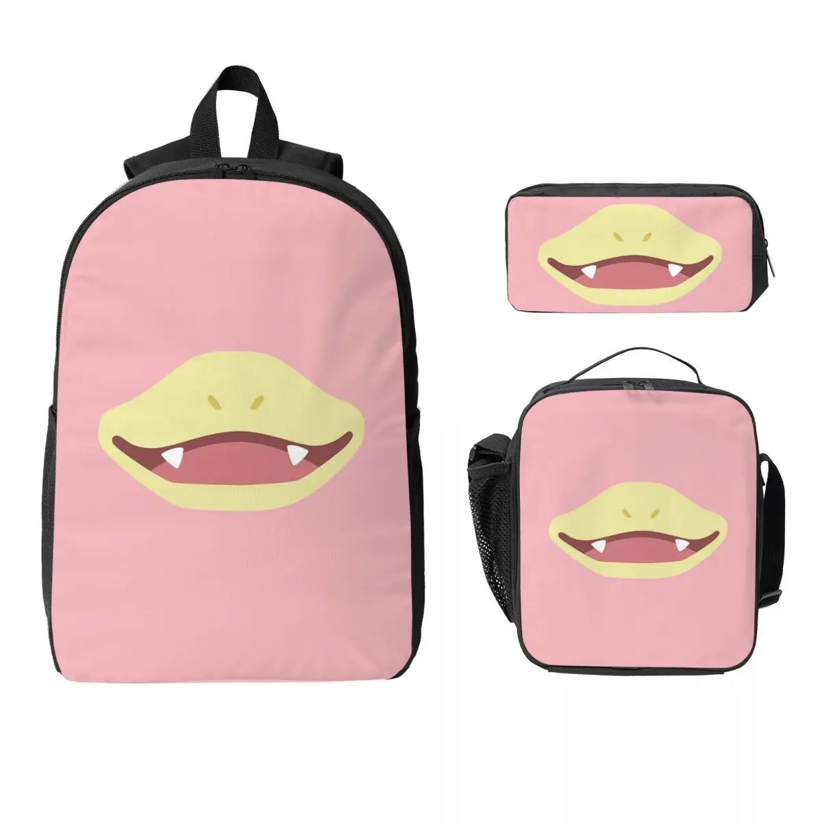 Slowpoke Poke Maniac Mouth Backpack Student BookBag School Bag Computer Shoulder Bags 3ps Insulated Lunch Bag Pencil Case
Slowpoke Poke Maniac Mouth Backpack Student BookBag School Bag Computer Shoulder Bags 3ps Insulated Lunch Bag Pencil Case