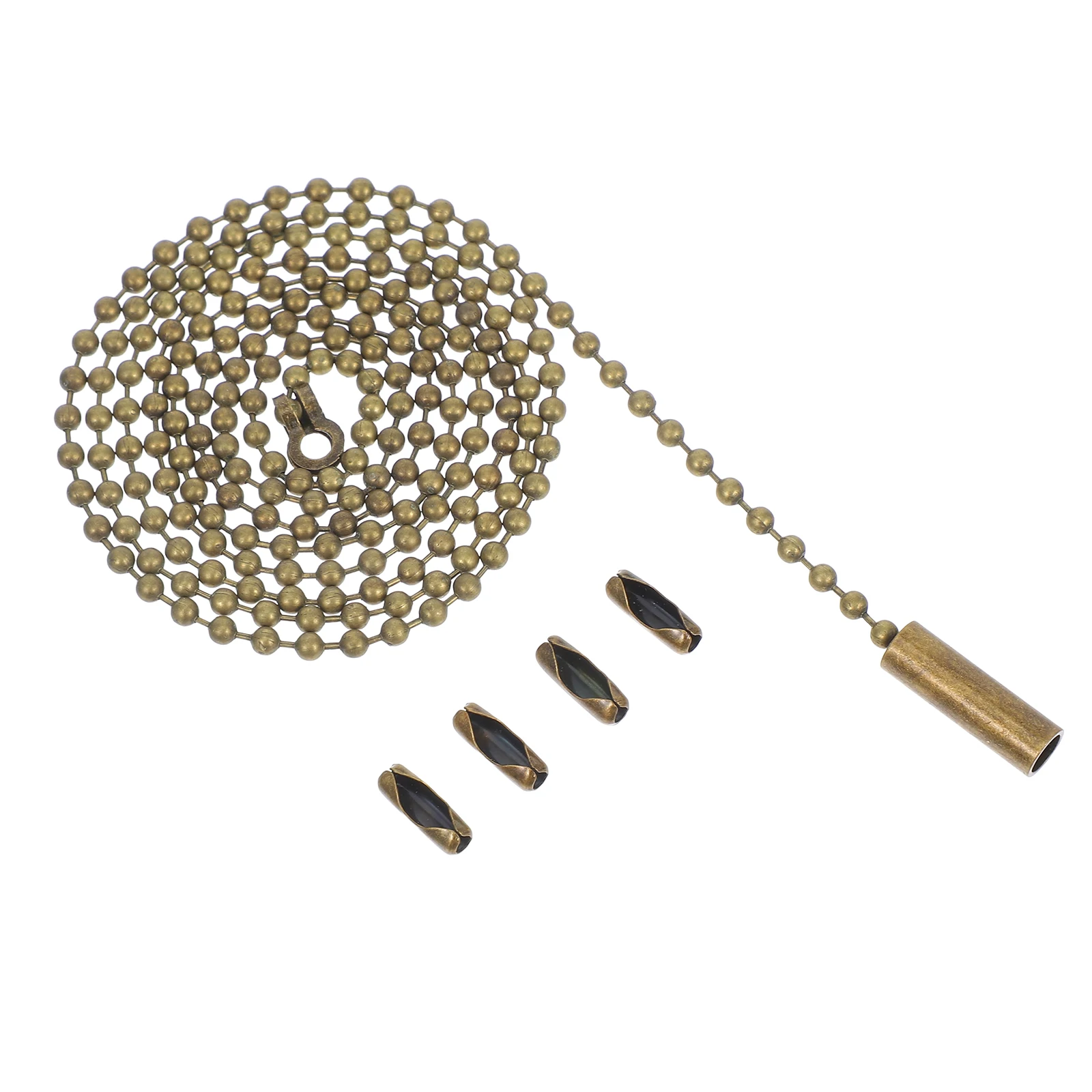 Beaded Chain Extension 3mm for Ceiling Fan Pull Chain Replacement Wall Lamp Switch Copper Chains Lighting Accessories
Beaded Chain Extension 3mm for Ceiling Fan Pull Chain Replacement Wall Lamp Switch Copper Chains Lighting Accessories