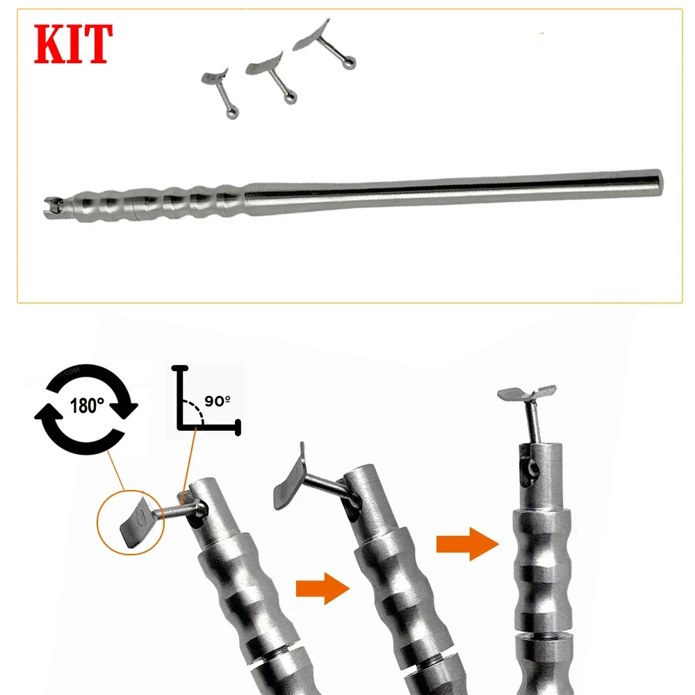 Set Dental Implant Gingival Retraction Gingival Socket Retractor Shield Protector Gum Separator Isolation with Tips
Set Dental Implant Gingival Retraction Gingival Socket Retractor Shield Protector Gum Separator Isolation with Tips