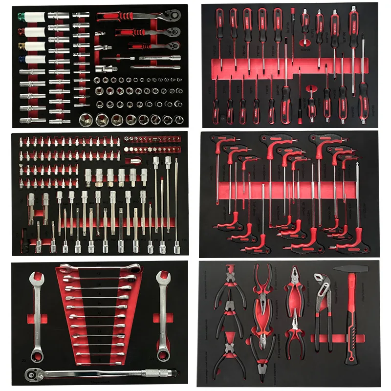 245 Pcs Comprehensive Car Repair Tool Combination Set Durable Mechanical Repair Tools for Garage Mechanic Workshop
245 Pcs Comprehensive Car Repair Tool Combination Set Durable Mechanical Repair Tools for Garage Mechanic Workshop
