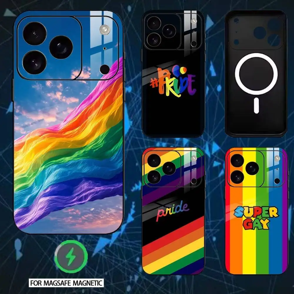 Gay Lesbian LGBT Rainbow Flag Phone Case For iPhone 17/16/15/14/13/12/Plus/Pro/Max for Magnetic Wireless Charging
Gay Lesbian LGBT Rainbow Flag Phone Case For iPhone 17/16/15/14/13/12/Plus/Pro/Max for Magnetic Wireless Charging