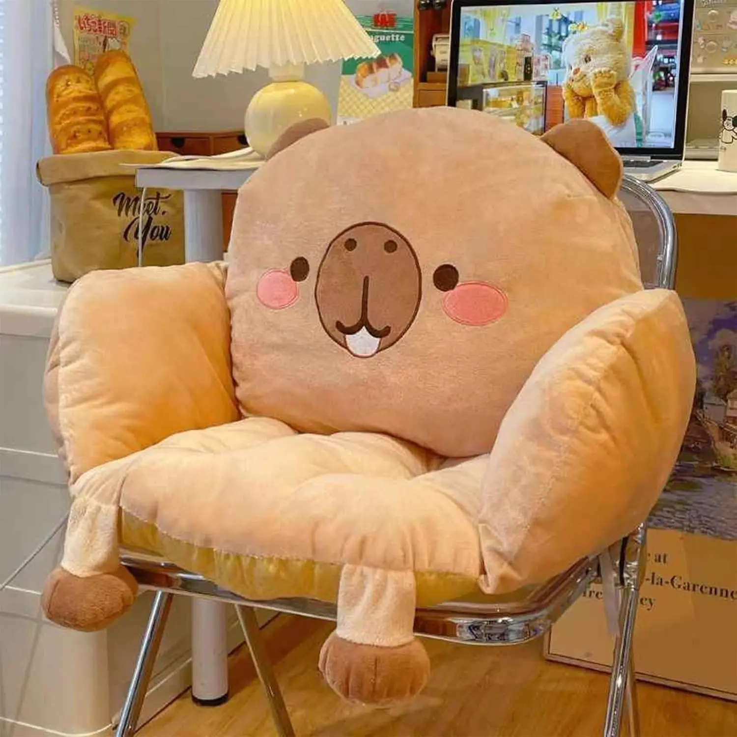 Capybara Seat Cushion Kawa Chair Cushions 17.7 X 15.7 H Cute Stuff Comfy Lazy Sofa Floor Pillow For Gaming Chairs Room Decor
Capybara Seat Cushion Kawa Chair Cushions 17.7 X 15.7 H Cute Stuff Comfy Lazy Sofa Floor Pillow For Gaming Chairs Room Decor
