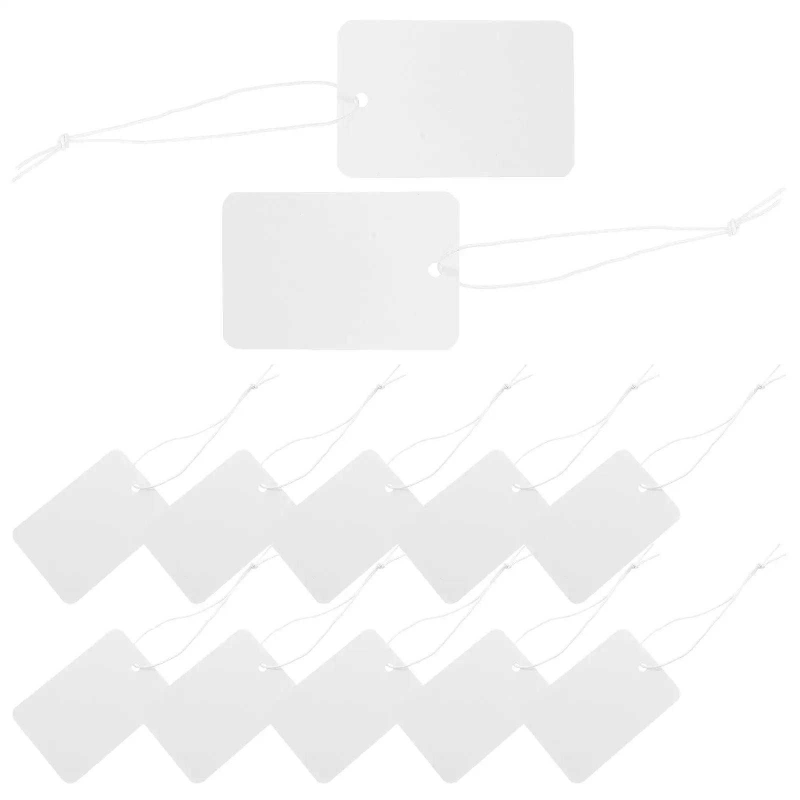 100pcs Elastic Rope Tags 4x6 White Card Handwritten Jewelry Gift Packaging Labels for Clothes Necklace Price Tags
100pcs Elastic Rope Tags 4x6 White Card Handwritten Jewelry Gift Packaging Labels for Clothes Necklace Price Tags