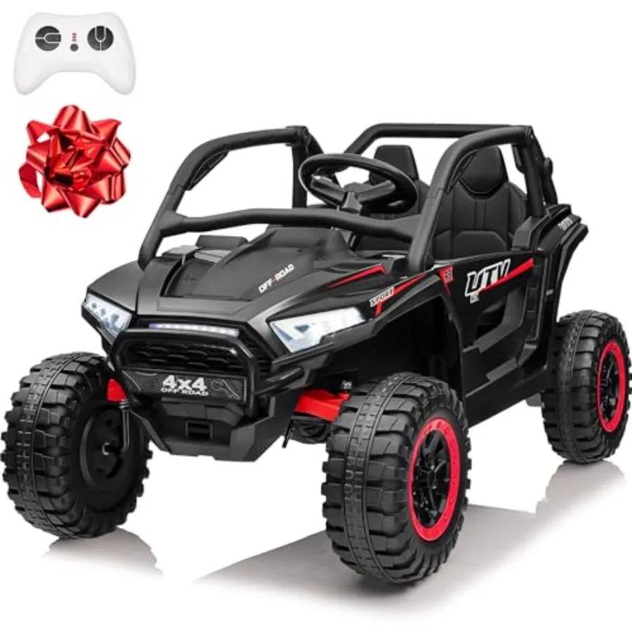 24V Ride on Car 2 Seater XL Off-Road UTV with 4 RMP2000W Motors Remote Control Gift Flower Bluetooth Music LED Lights 24 Volt R
24V Ride on Car 2 Seater XL Off-Road UTV with 4 RMP2000W Motors Remote Control Gift Flower Bluetooth Music LED Lights 24 Volt R