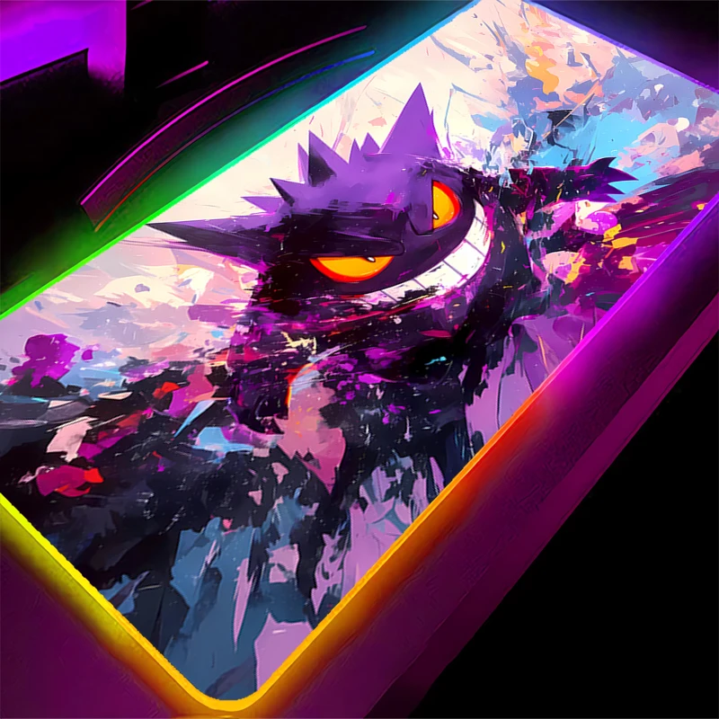 Аниме-коврик для мыши RGB с подсветкой, из натурального каучука, для скоростной работы с компьютером, светодиодный коврик для клавиатуры, игровой коврик для стола с изображением Покемона Генгар, XXL коврик для мыши, игровые аксессуары
Аниме-коврик для мыши RGB с подсветкой, из натурального каучука, для скоростной работы с компьютером, светодиодный коврик для клавиатуры, игровой коврик для стола с изображением Покемона Генгар, XXL коврик для мыши, игровые аксессуары