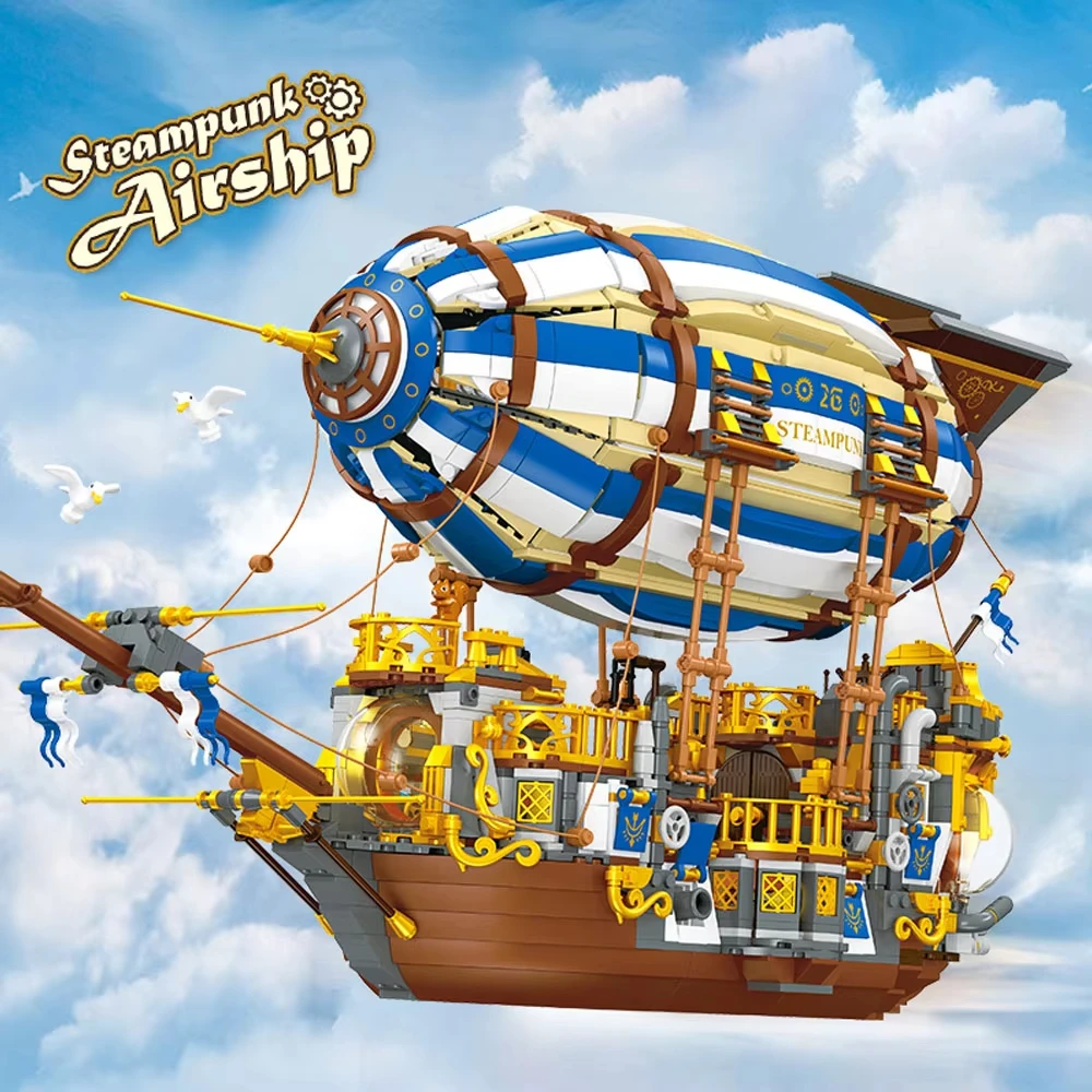3272pcs creative expert Steampunk Airship moc Building Block model toy birthday gifts Christmas
3272pcs creative expert Steampunk Airship moc Building Block model toy birthday gifts Christmas